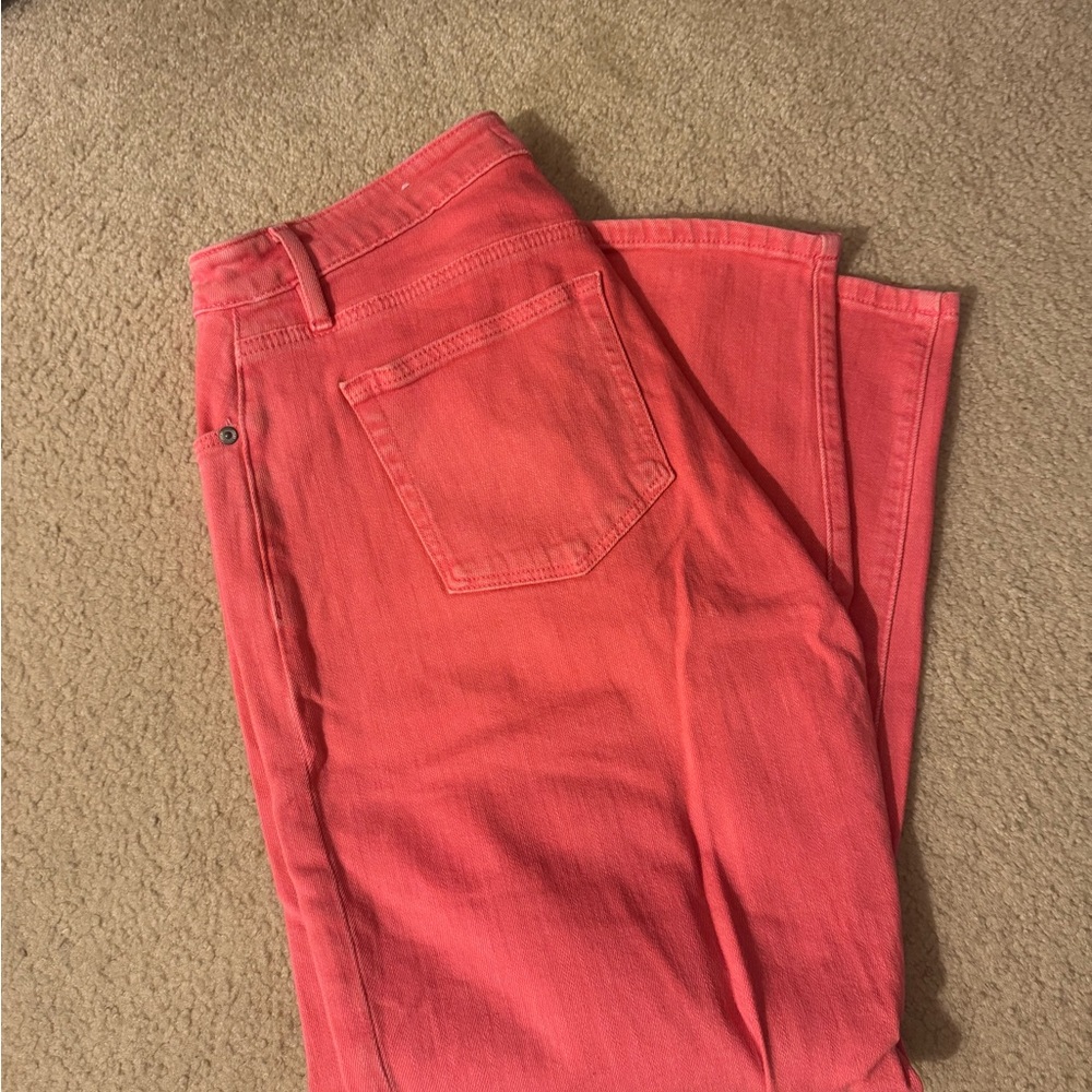 LOFT Flare Coral Jeans